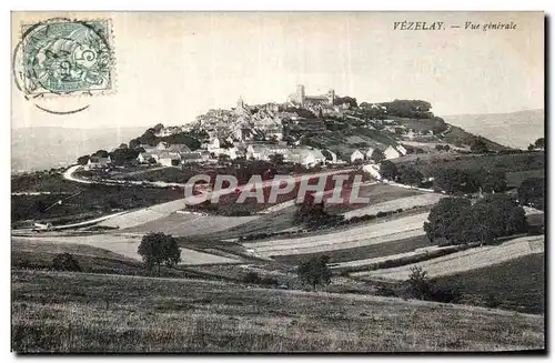 Cartes postales Vezelay Vue Generale