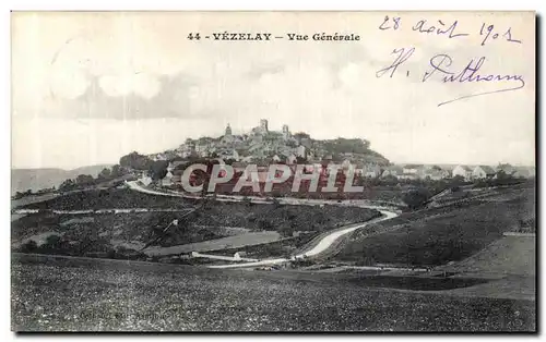 Cartes postales Vezelay Vue Generale