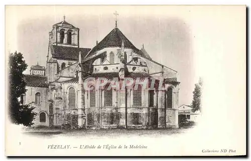 Ansichtskarte AK Vezelay L Abside de L Eglise de la Madeleine