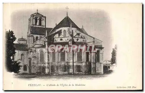 Ansichtskarte AK Vezelay L Abside de L Eglise de la Madeleine