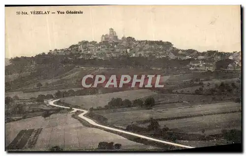 Cartes postales Vezelay Vue Generale