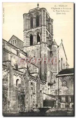 Ansichtskarte AK Vezelay L Eglise de la Madeleine La Tour St Antoine