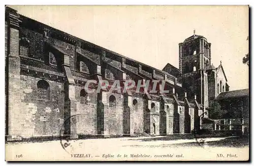 Ansichtskarte AK Vezelay L Eglise de la Madeleine L ensemble Sud