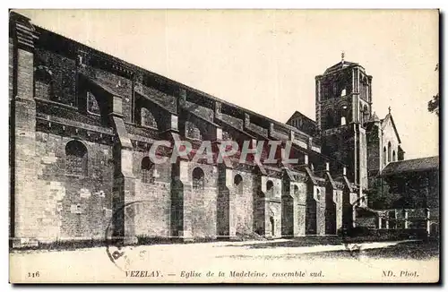 Cartes postales Vezelay L Eglise de la Madeleine L ensemble Sud