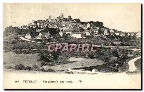 Cartes postales Vezelay Vue Generale