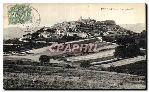 Cartes postales Vezelay Vue Generale