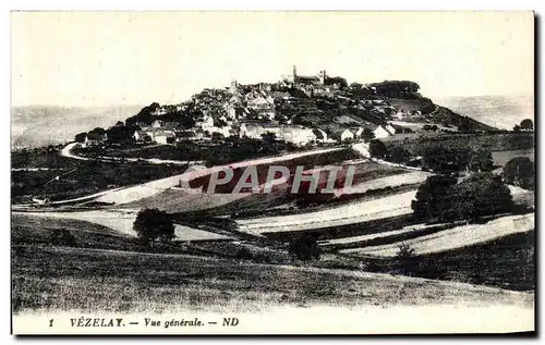 Cartes postales Vezelay Vue Generale