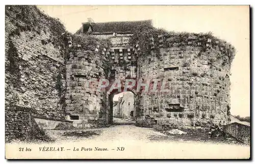 Cartes postales Vezelay La Porte Neuve