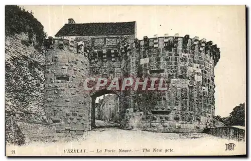 Cartes postales Vezelay La porte Neuve