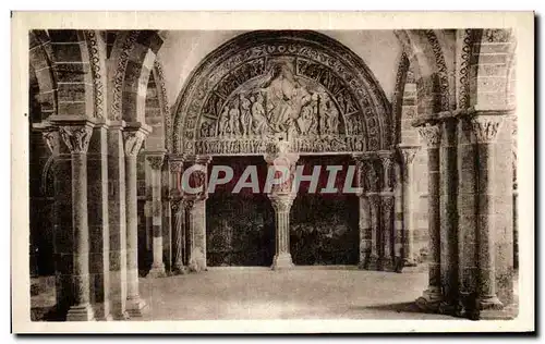 Cartes postales Vezelay Basilique De La Madeleine Portail du Narthex Tympan