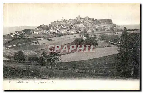 Cartes postales Vezelay Vue Generale