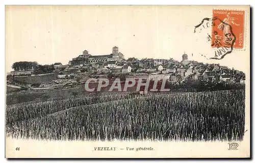 Cartes postales Vezelay Vue generale