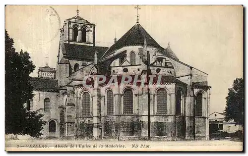 Ansichtskarte AK Vezelay Abside de L Eglise de la Madeleine