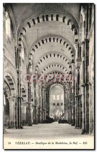 Cartes postales Vezelay Basilique de la Madeleine