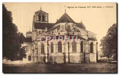 Cartes postales Eglise de Vezelay L Abside