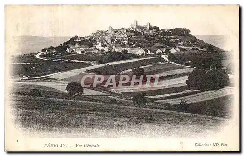 Cartes postales Vezelay Vue Generale