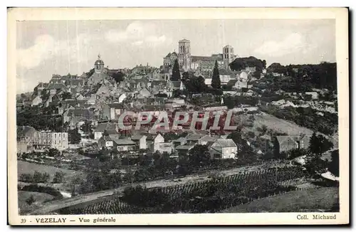 Cartes postales Vezelay Vue Generale