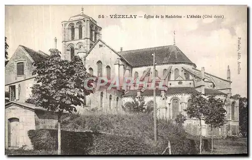 Ansichtskarte AK Vezelay Eglise de la madeleine L Abside