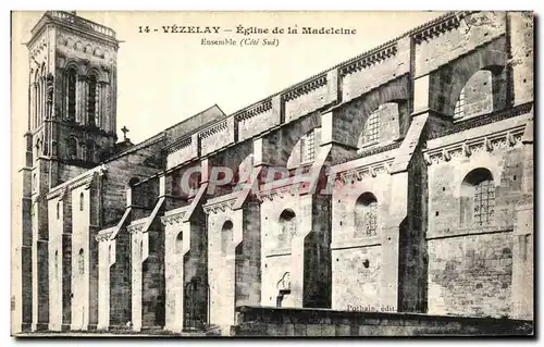 Cartes postales Vezelay Eglise de la Madeleine