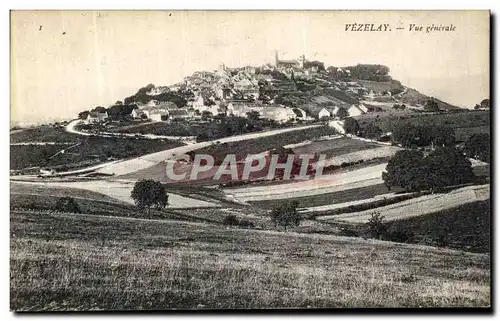 Cartes postales Vezelay Vue Generale