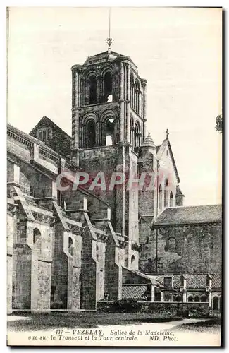 Ansichtskarte AK Vezelay Eglise de la Madeleine Vue Sur le Transept et la Tour Centrale