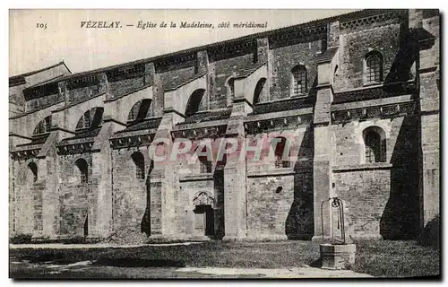 Cartes postales Vezelay Eglise de la Madeleine Cote Meridional