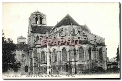 Ansichtskarte AK Vezelay Abside de l Eglise de la Madeleine