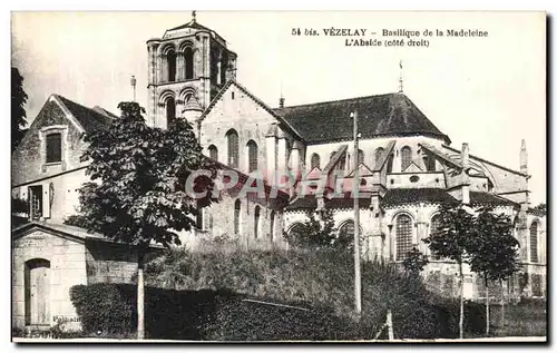 Cartes postales Vezelay Basilique de La Madeleine L Abside