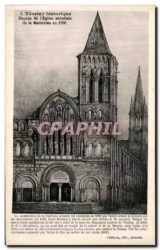 Cartes postales Vezelay Predication de la Croisade Par Saint Bernard le Mars