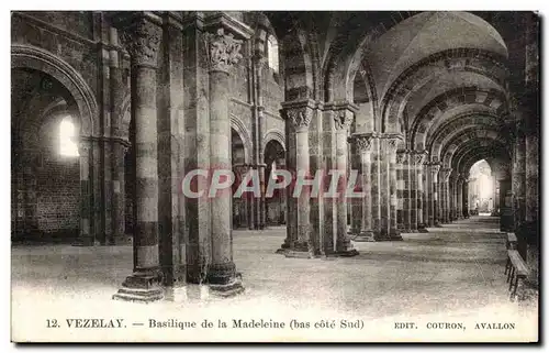 Ansichtskarte AK Vezelay Basilique de la Madeleince