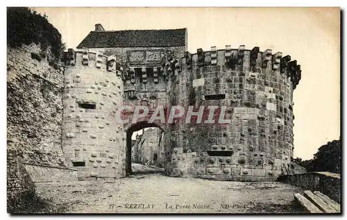 Cartes postales Vezelay La porte Nenve