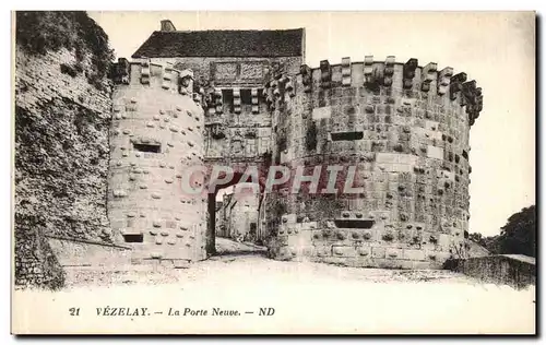 Cartes postales Vezelay La Porte Neuve