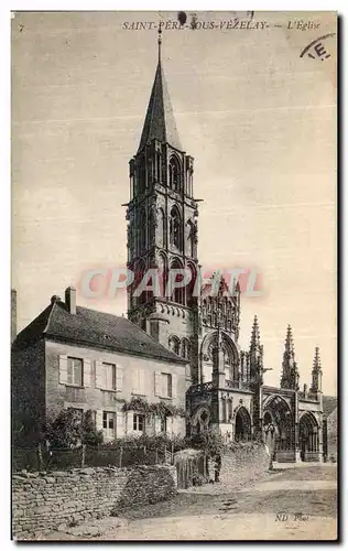 Cartes postales Saint Pere Sous Vezelay L Eglise