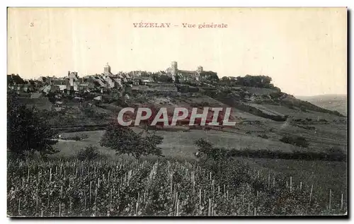 Cartes postales Vezelay Vue Generale