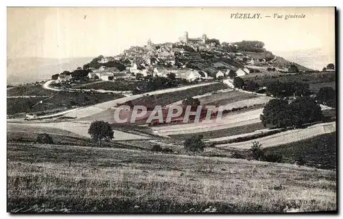 Cartes postales Vezelay Vue Generale