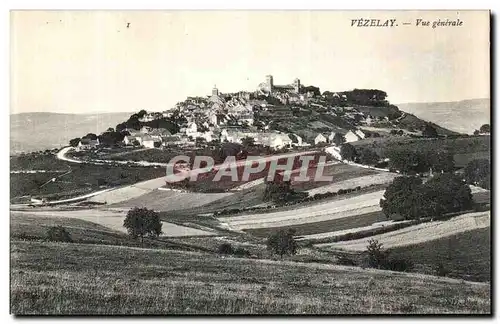 Cartes postales Vezelay Vue Generale