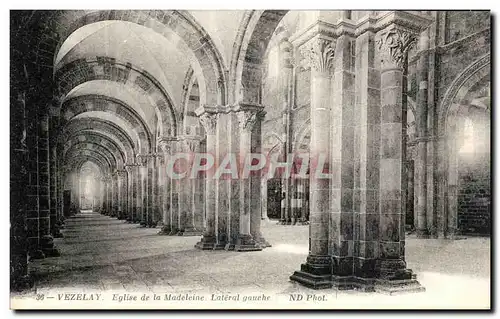 Ansichtskarte AK Vezelay Eglise de la Madeleine Lateral Gauche