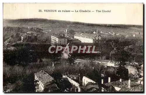 Ansichtskarte AK Verdun En Ruines La Citadelle