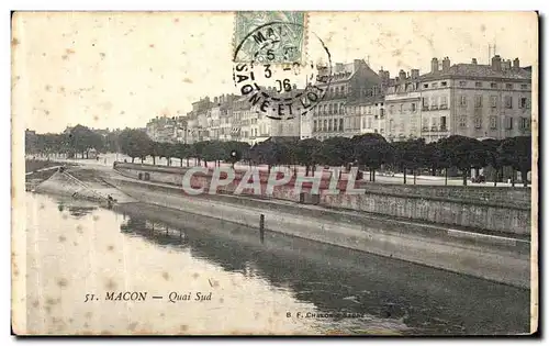 Cartes postales Macon Quai Sud