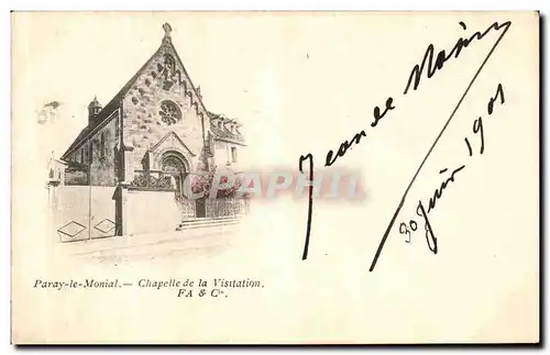 Cartes postales Paray le Moinal Chapelle de la visitation