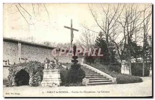 Cartes postales Paray le Monial Enclos des Chapelains Le Calvaire