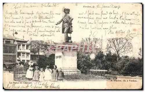 Cartes postales Verdun Le Statue de Chevet Enfants