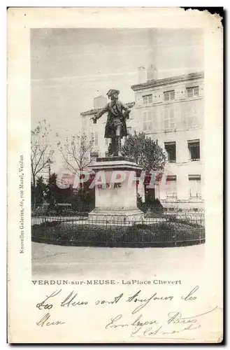 Ansichtskarte AK Verdun Sur Meuse La Place Chevert