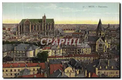 Cartes postales Metz Panorama
