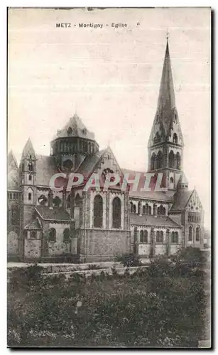 Cartes postales Metz Montigny Eglise