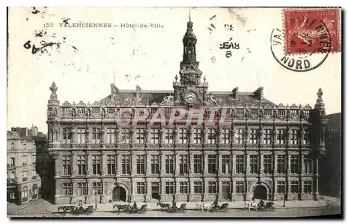 VINTAGE POSTCARD Valencian Town hall