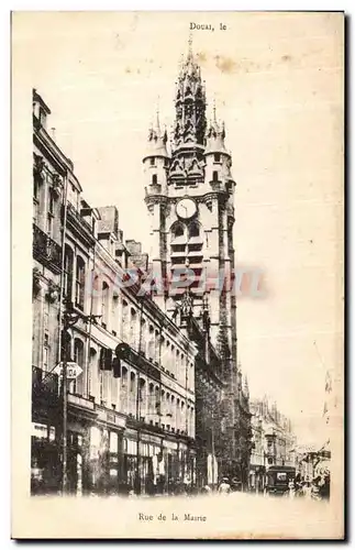 Cartes postales Rue de la Mairie Douai