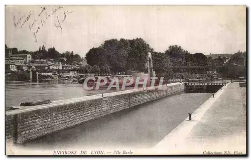 Ansichtskarte AK Environs De Lyon I Ile Barbe