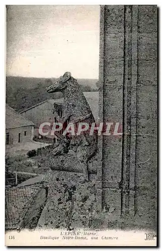 Ansichtskarte AK L Epine Basilique Notre Dame une Chimere