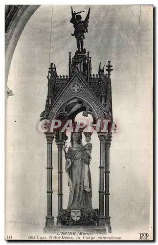 Ansichtskarte AK L Epine Marne Basilique Notre Dame La vierge miraculeuse